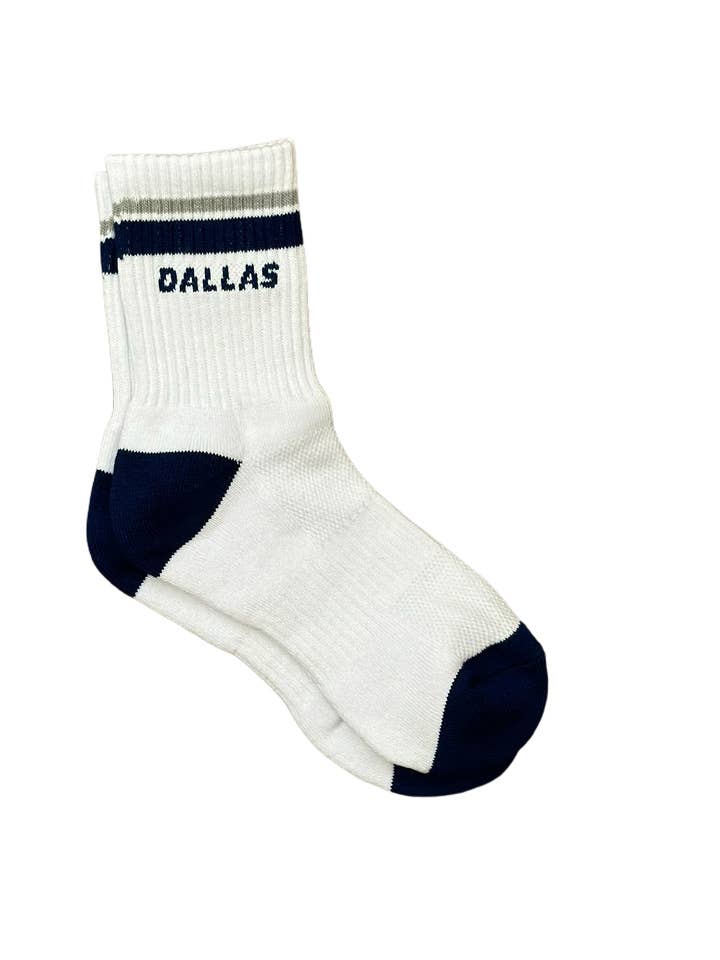White City Socks-Crew-PGH-IN-CHI-OH-STL-TX-IN-IL-OKC-DET-CINCY for wholesale on Faire10