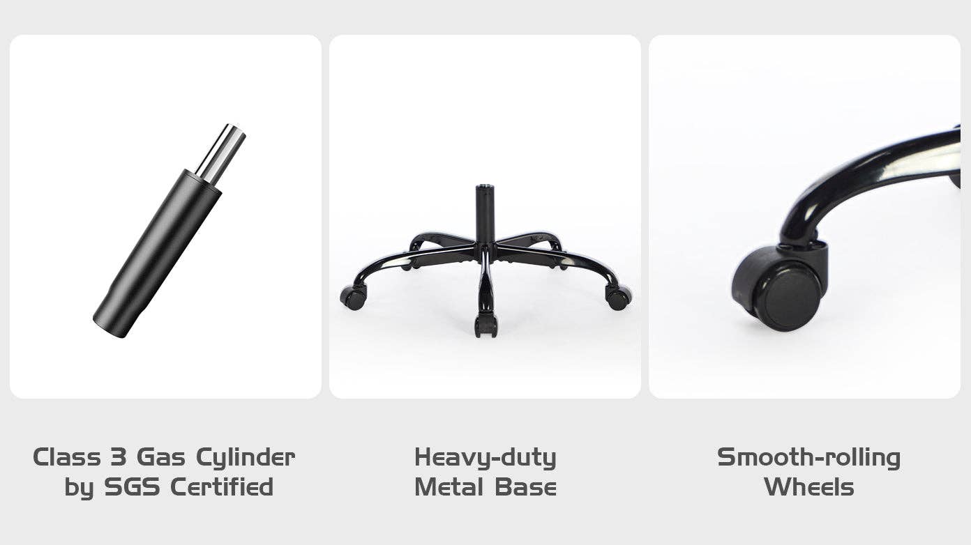 39F Inc. - Wholesale Chair - Blackblue Gaming Chair with Footrest & Ergonomic Support10