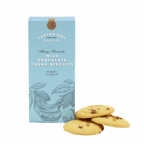 Cartwright & Butler – wholesale Biscuit – C&B Milk Chocolate Chunk Biscuits in Carton