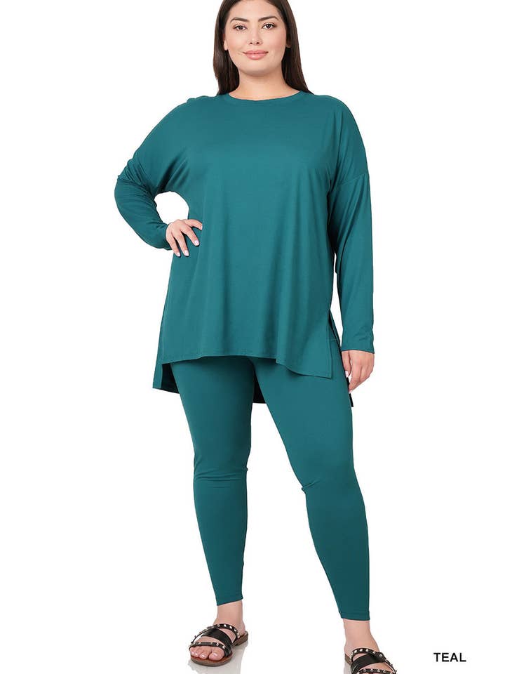 Vanilla Monkey – wholesale Lounge set – Women's – Plus Brushed Dty Microfiber Loungewear Set17