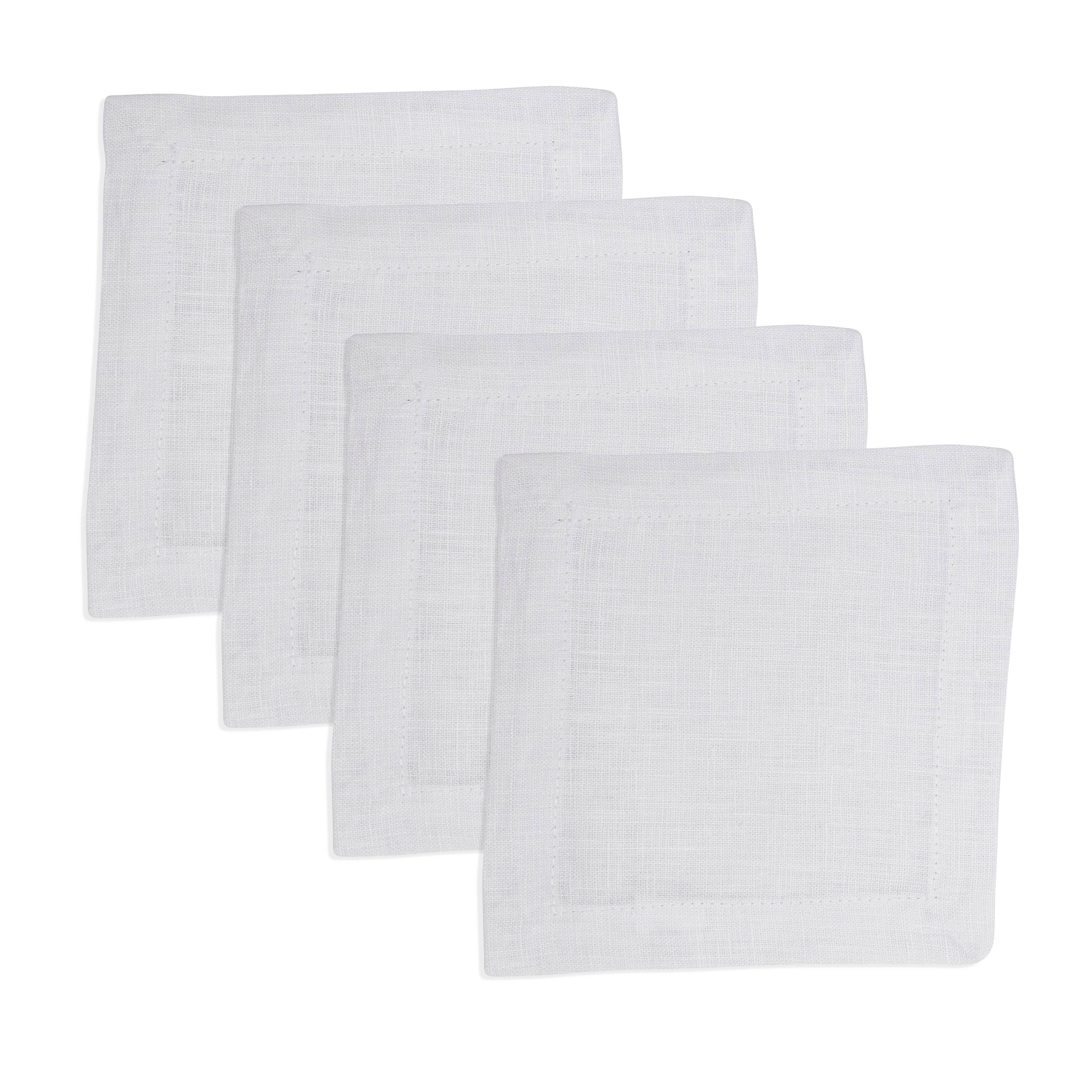 Weiss Serviette aus reinem Leinen für den Großhandel auf Faire8