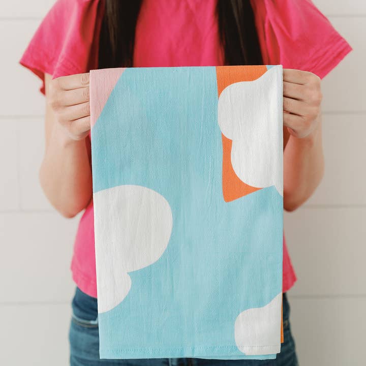 Doe A Deer – Großhandel Geschirrtücher – Bright Blue Sky | Colorblock Küchentuch4