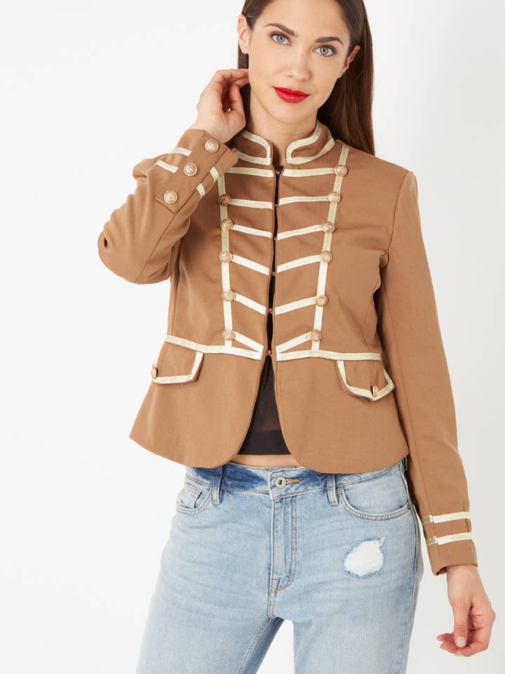 Military style jacket Ref: SI-260121 for wholesale by BanBat