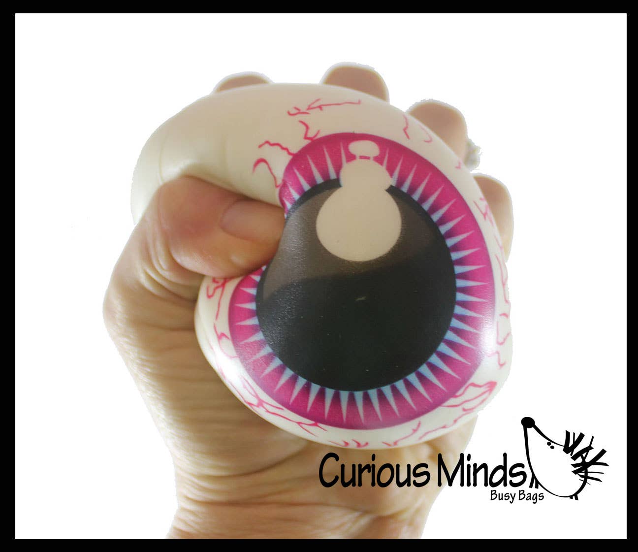 Curious Minds Toys - Wholesale Squishy Toy - Kids & Baby - 1 Large Eye Slow Rise Squishy Foam Stress Ball  -  Sensory,12