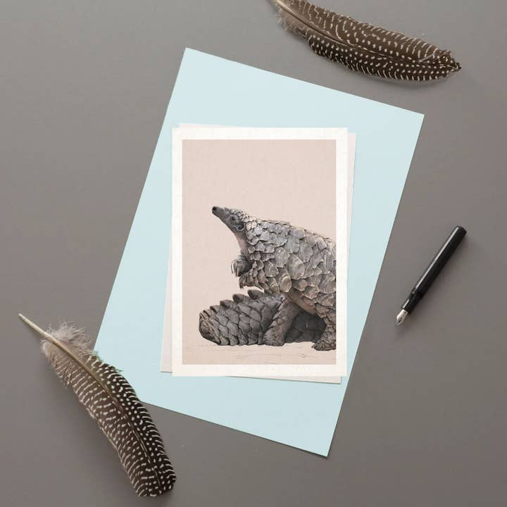Hidden Planet - Wholesale Everyday Greeting Card - Pangolin Greetings Card