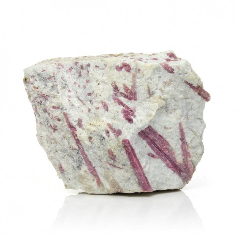 UniArt - Vente Pierre et cristal de spiritualité - Tourmaline rose en matrice avec aquamarine