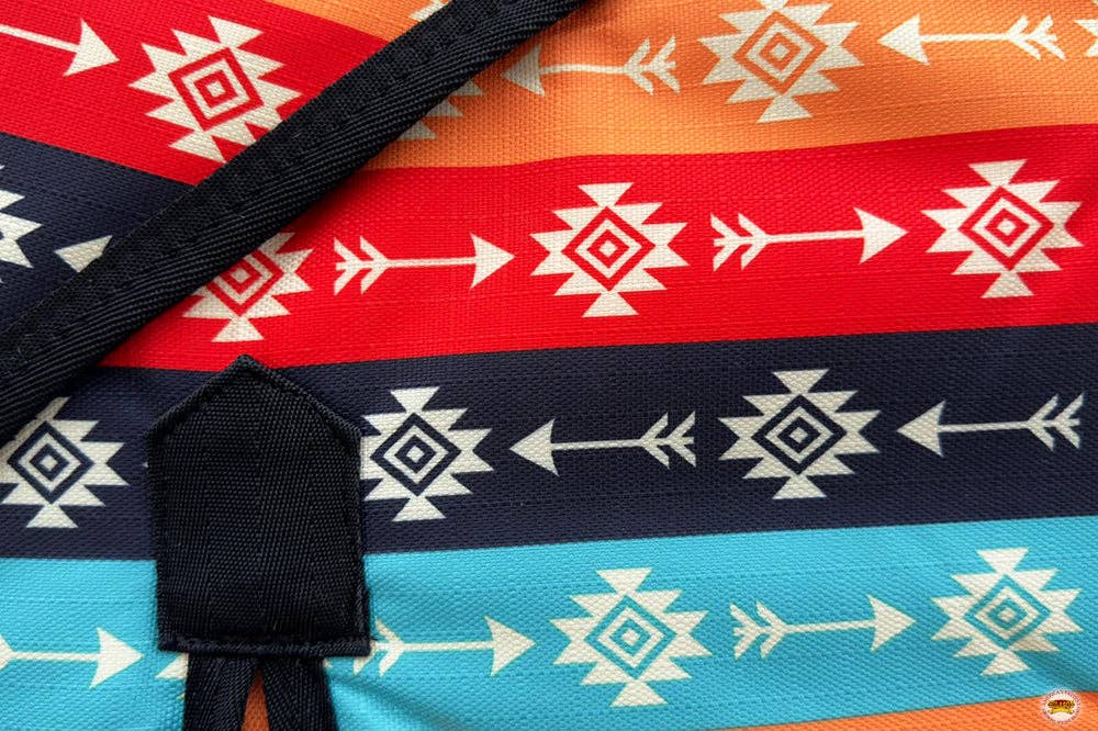 HILASON - Vente Équipement d’équitation - HILASON 1200D Housse d'Hiver Imperméable en Poly pour Cheval Couverture de Cou de Sortie Enveloppement de Ventre Tribal | Couvertures pour Chevaux6