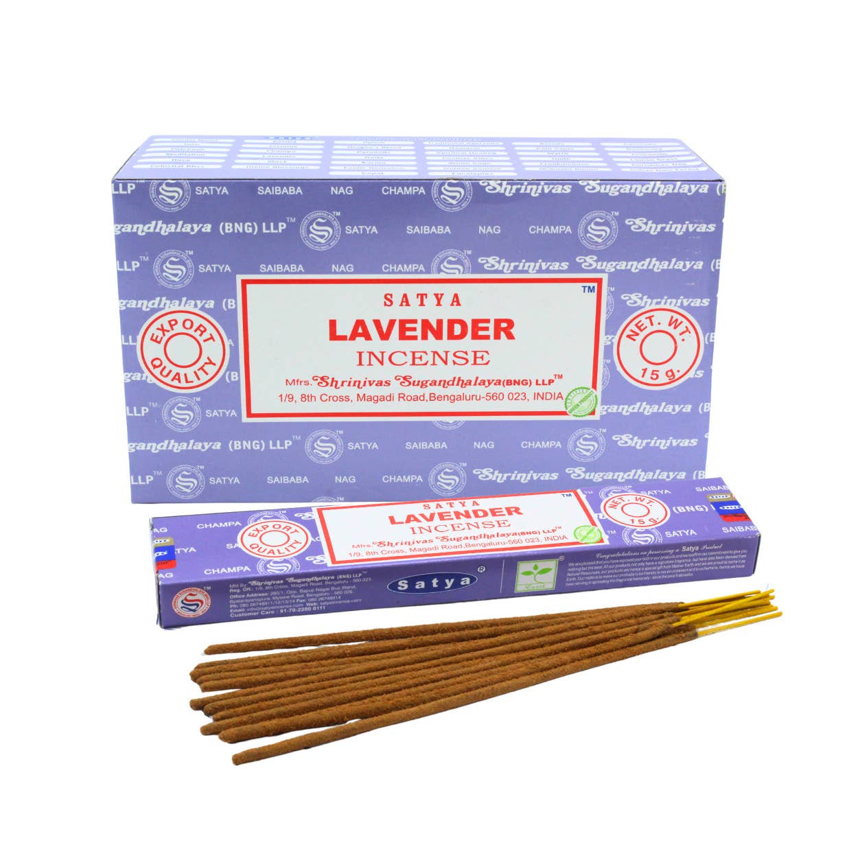 Green Tree - Wholesale Incense - Satya Lavender Incense Sticks