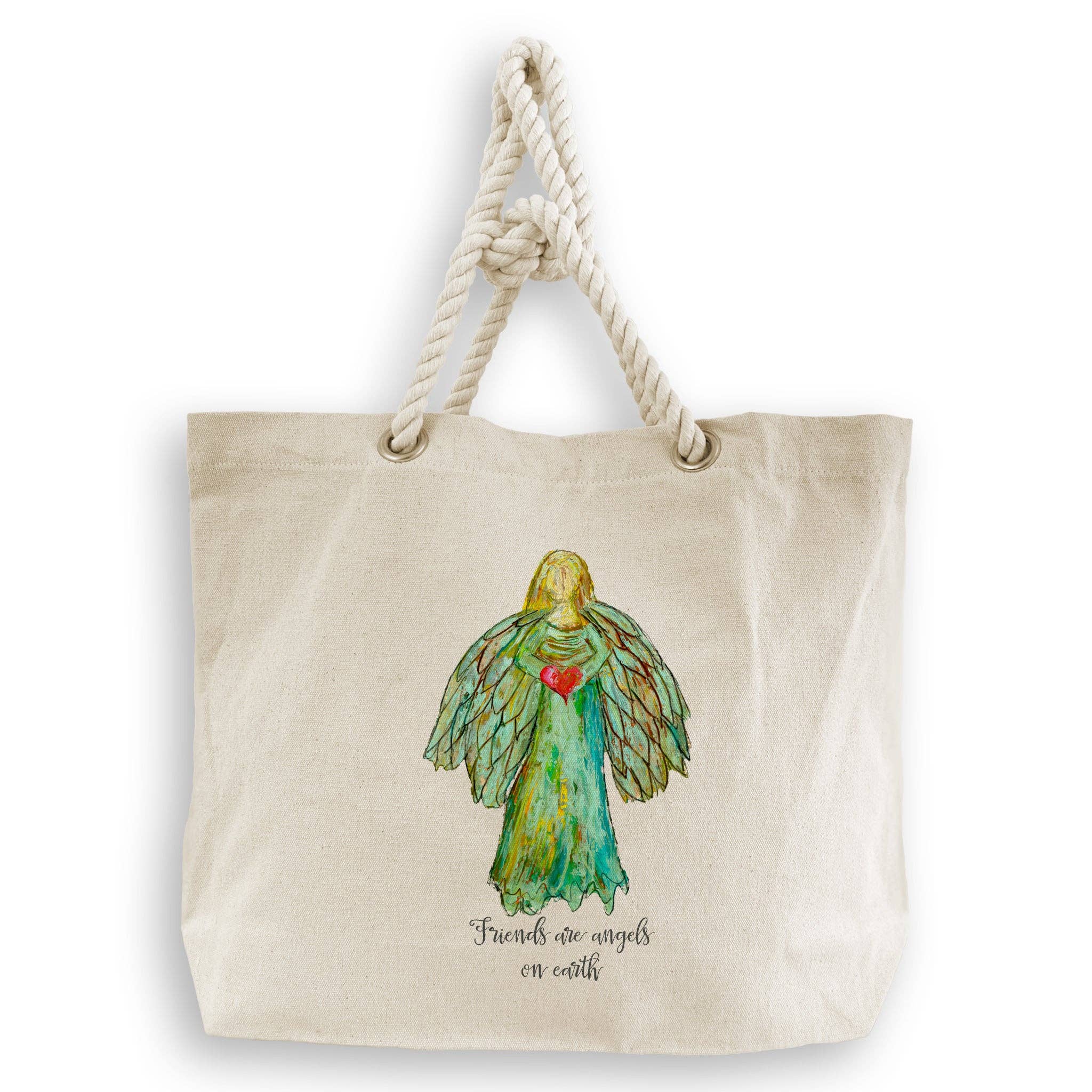 French Graffiti - Wholesale Tea Towel - Colorful Angel with Heart6