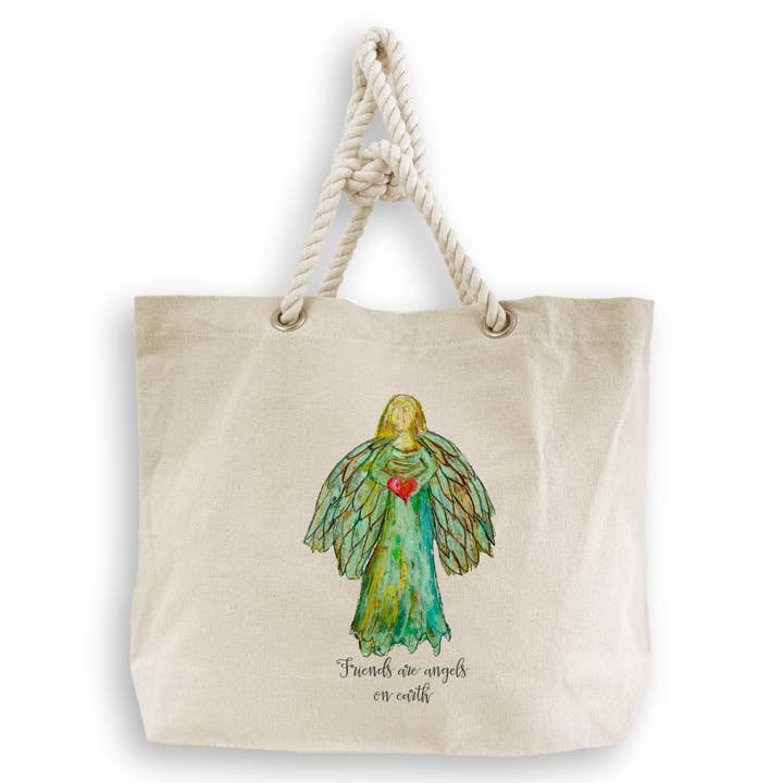 French Graffiti - Wholesale Tea Towel - Colorful Angel with Heart6
