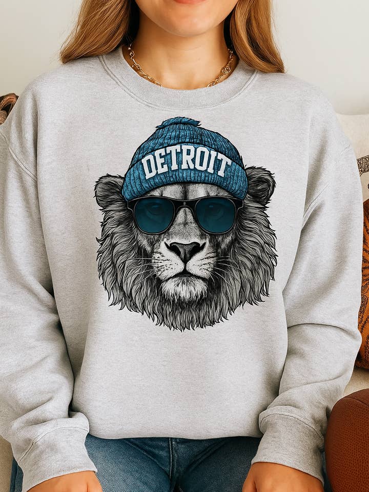 Detroit Team Sweatshirt for wholesale by Wildberry Waves