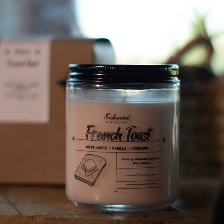French Toast Candle for wholesale by Enchanted Apothecary