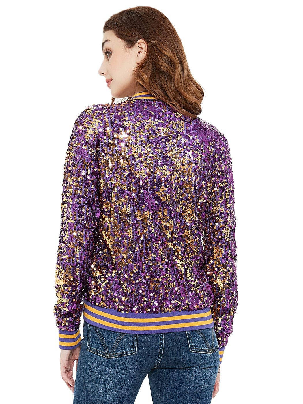 Anna Kaci Wholesale - Vente Bombers – femme - Blouson aviateur zippé à sequins58
