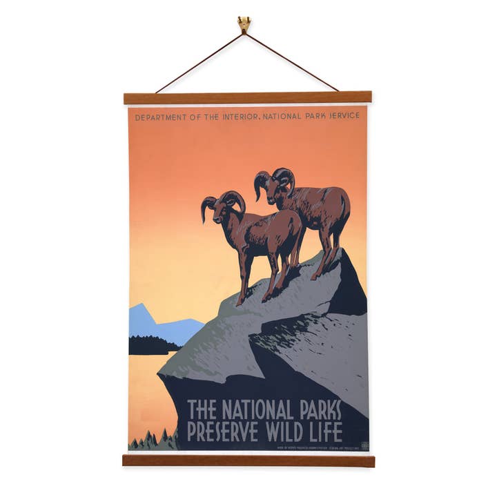 The National Parks, Preserve Wild Life by WPA Poster Collection für den Großhandel von Vintage Banners