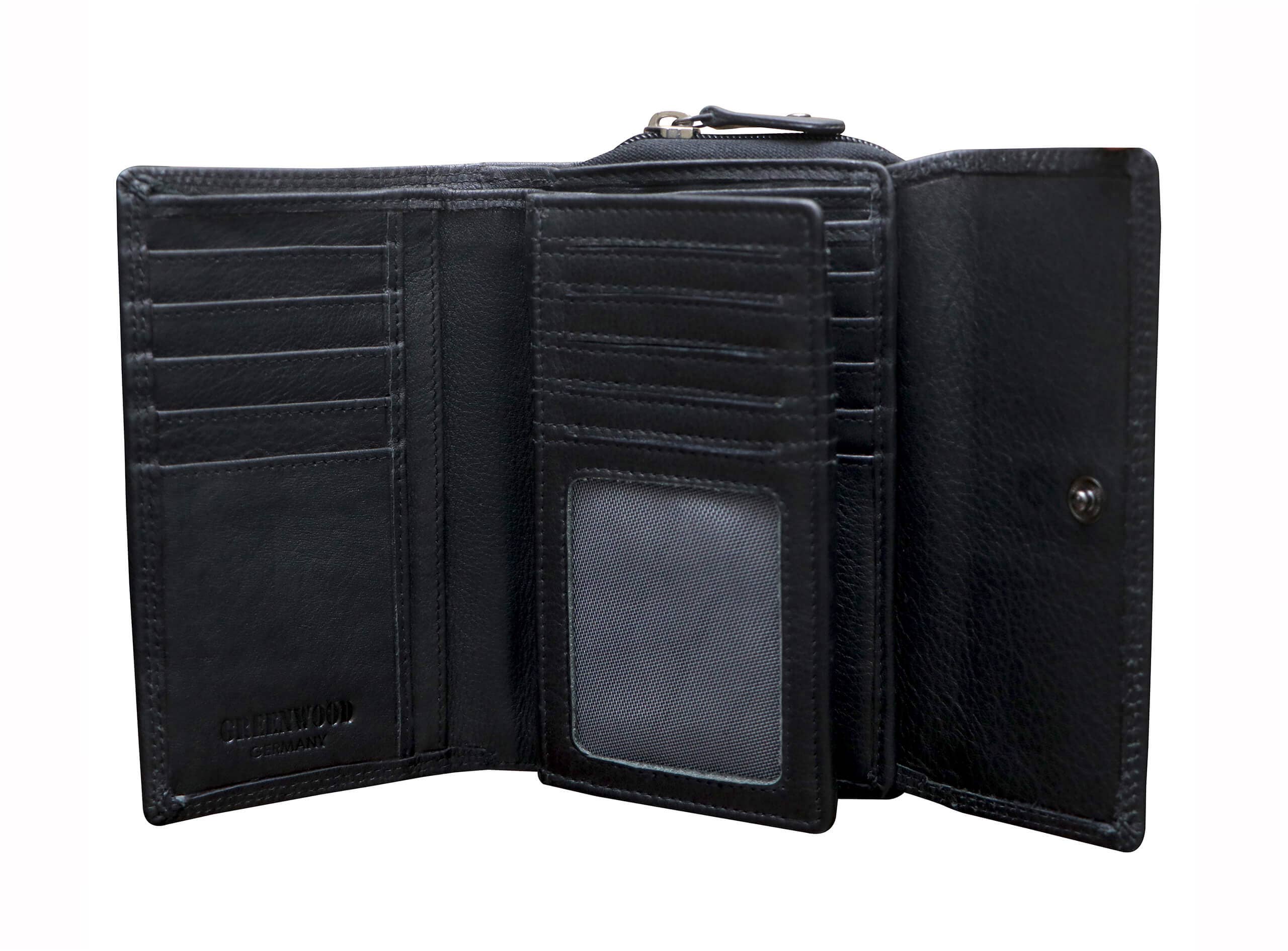 Greenwood - Vendita all'ingrosso Portafoglio - Unisex - Portafoglio Mia RFID in pelle con grande tasca portamonete21