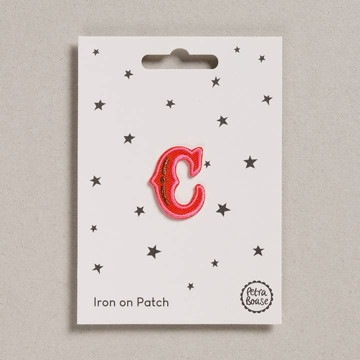 Iron on Patch Circus Font - Letter C for wholesale by Petra Boase Ltd (US Duties Paid)