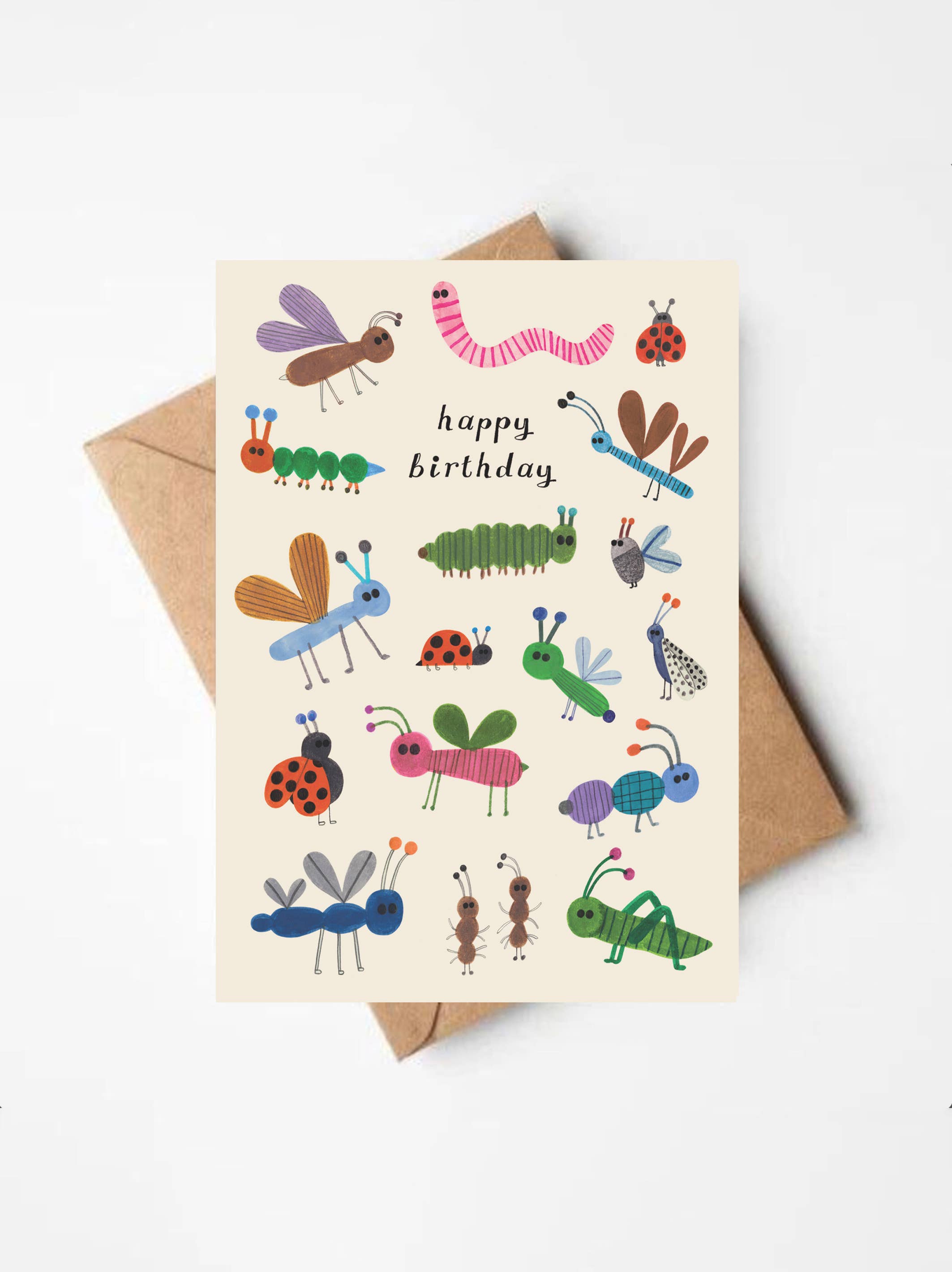 Daria Solak Illustrations – wholesale Everyday greeting card – BUGS birthday card0