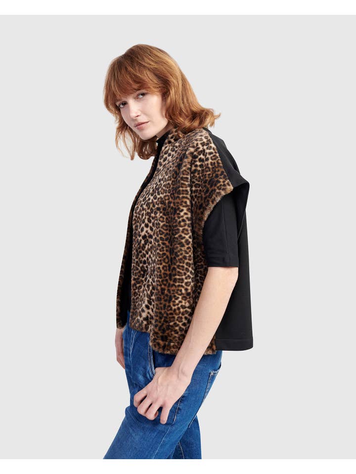 Urban Prowl Vest, Leopard for wholesale on Faire3