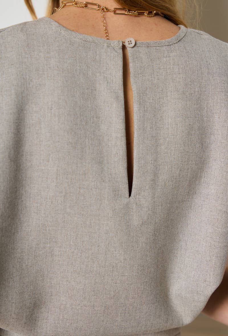 LULUMARY – wholesale Stickad topp - Dam – Strukturerad topp GL02026