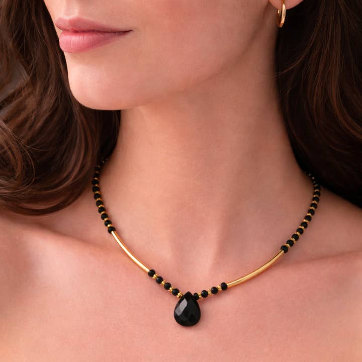 Bella Onyx Necklace for wholesale by Moira Bijoux Creation