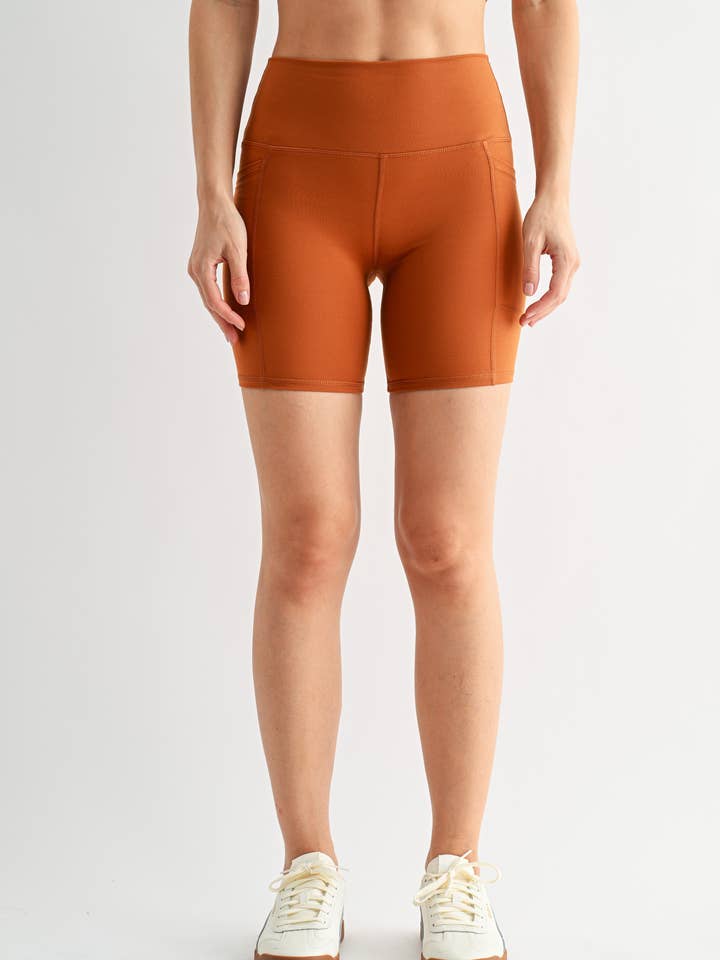 Venice Cloud Light Sculpt Biker Shorts for wholesale by Mono B