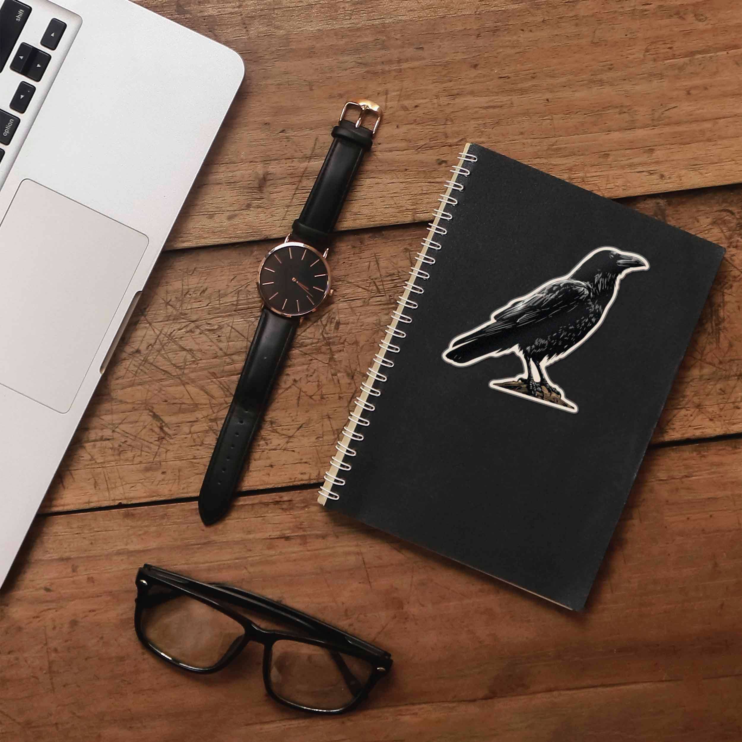 Sentinel Supply - Wholesale Sticker - Crow Birdwatching Sticker3