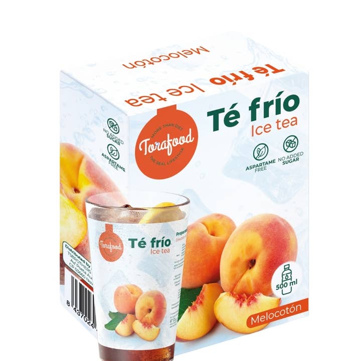 TE FRIO SABOR MELOCOTON 36G - 12 SOBRES DE 3G - TORAFOOD para venta al por mayor de Torafood
