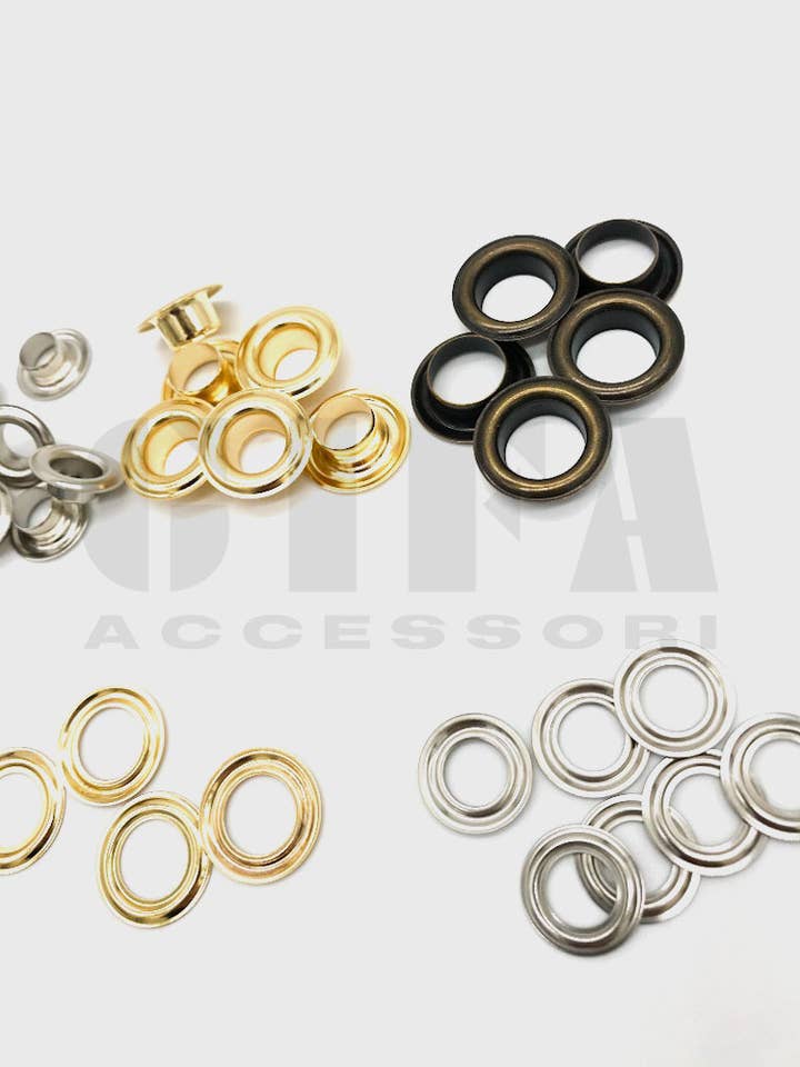 Iron eyelets with sail for wholesale by Gifa Accessori