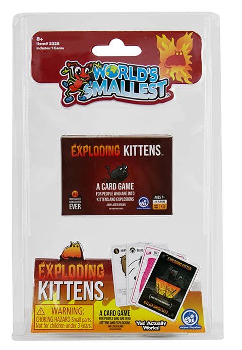 Super Impulse USA - Wholesale Toy Set - Kids - World's Smallest Exploding Kittens Game0
