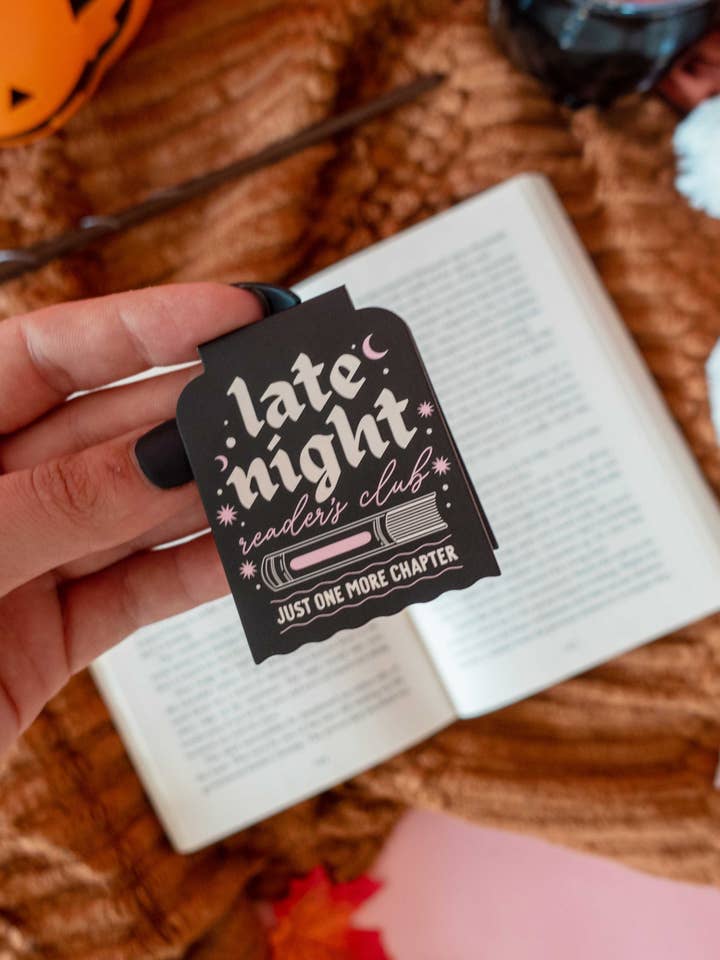 Late Night Readers Magnetic Bookmark for wholesale by Jollie Ollie Designs