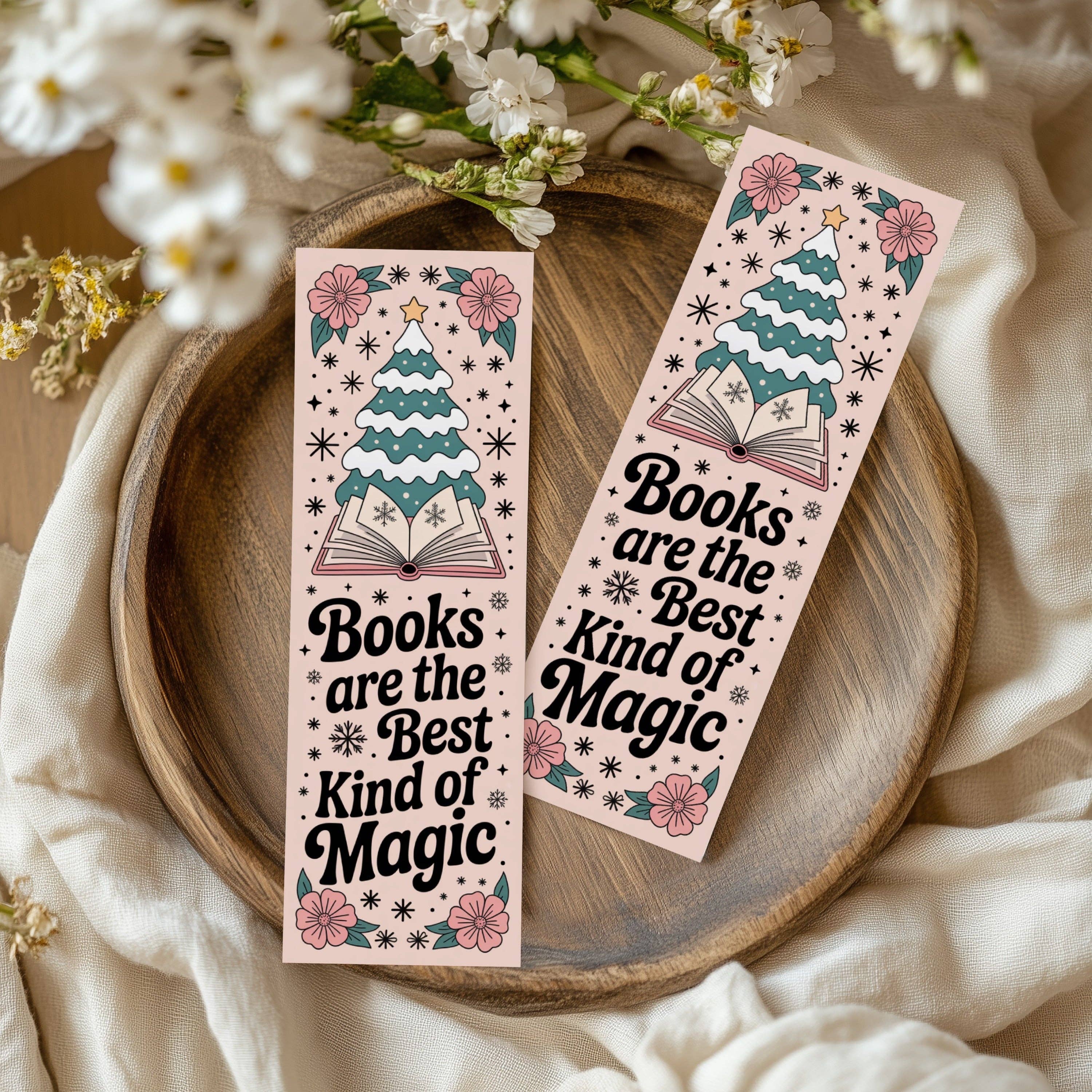 Auburn Row Design – wholesale Bookmark – Pastel Christmas Bookmarks 0