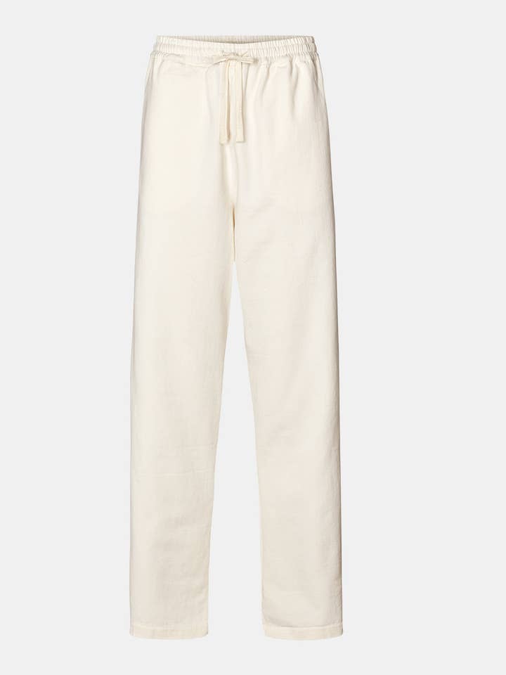 Ida Pant Twill GOTS 243975 - Whisper White for wholesale by gai-lisva