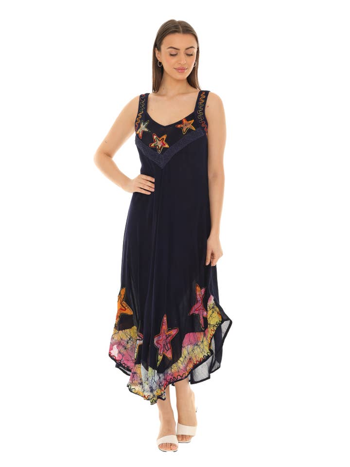 Shoreline Wear. INC – Großhandel Kleid – Damen – Ärmelloses Midikleid Starfish5