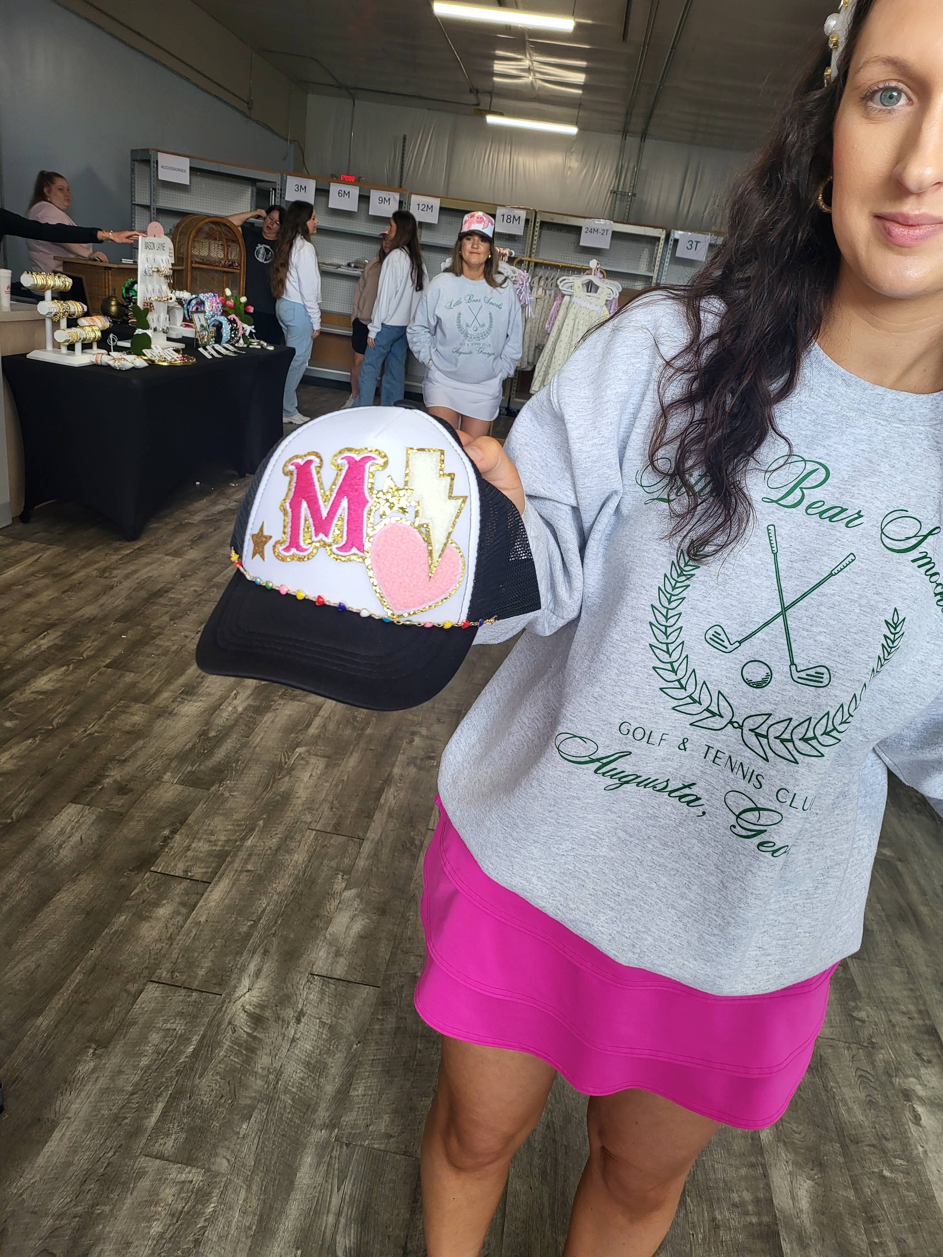 The Candy Collections - Wholesale Hat Accessory - Women's - Online Trucker Chain hat bar personalization supplies brooch11