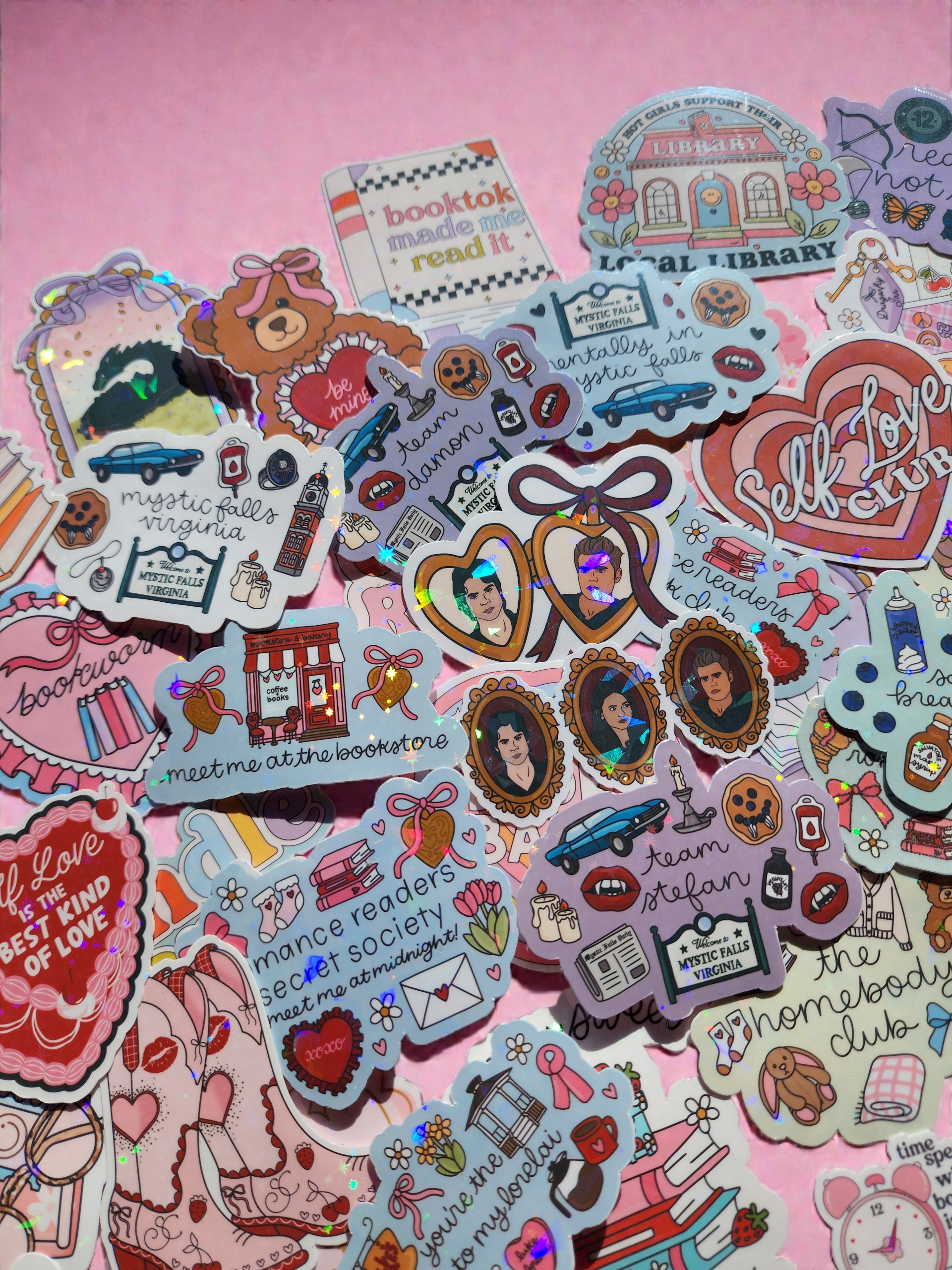 Sun Moon & Stars Co. - Wholesale Sticker - TVD Stickers| Mystic Falls| Salvatore 4