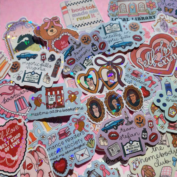 Sun Moon & Stars Co. - Wholesale Sticker - TVD Stickers| Mystic Falls| Salvatore 4