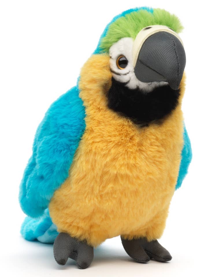 Papegoja (blå) - 20 cm (höjd) - Gosedjur/plyschdjur för wholesale av Uni Toys