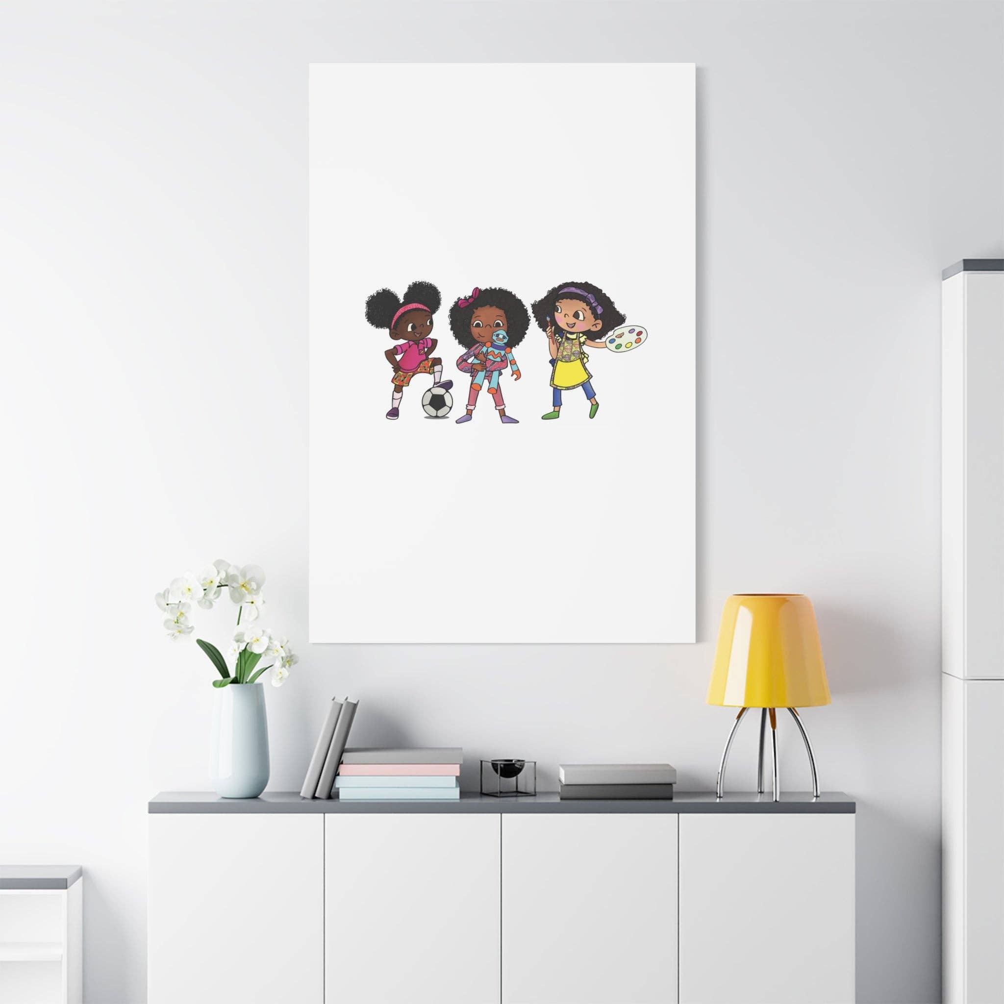 Ikuzi Dolls - Wholesale Art Print - Kids & Baby - Kids' Canvas Wall Art - Playful Characters for Creative Spaces208