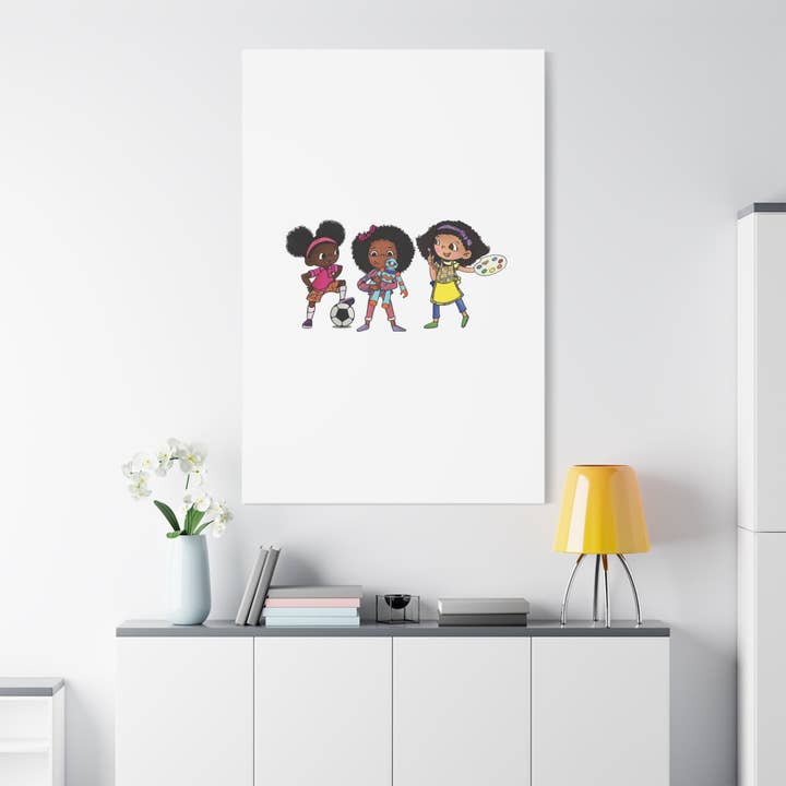 Ikuzi Dolls - Wholesale Art Print - Kids & Baby - Kids' Canvas Wall Art - Playful Characters for Creative Spaces208
