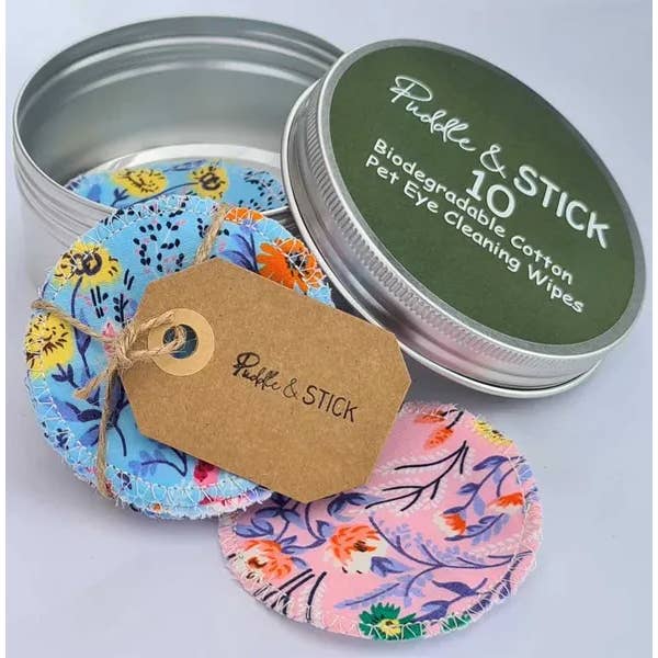 Puddle & Stick - Venta al por mayor Artículo de aseo para mascotas - Perros - Toallitas para ojos de mascotas 100% naturales y reutilizables6