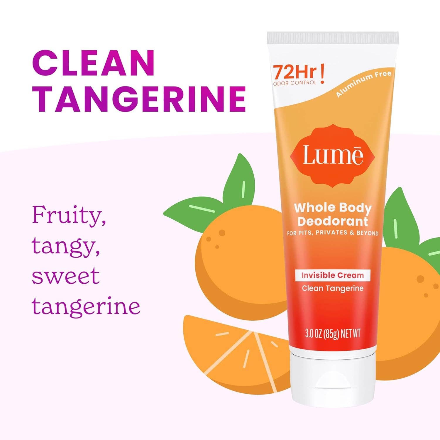 MEHIAZ – wholesale Deodorant – Women's – Lume Whole Body Deodorant Cream – Clean Tangerine2
