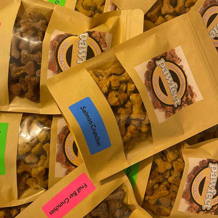 Turkey Bacon and Cheese Crunchies for wholesale by Pawfect Sweets