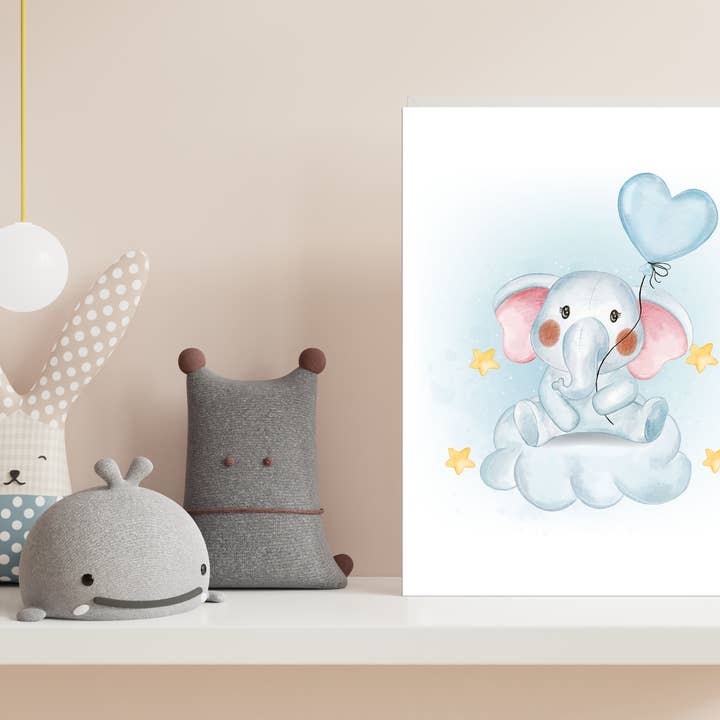 Baby Elephant Nursery Décor for wholesale by Nashville Metal Art®