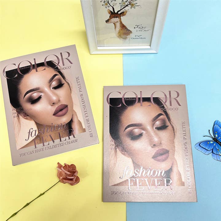 FurDecoration – wholesale Eyeshadow palette – Multicolor 48 Shades Eyeshadow Palette - Stunning Eye Makeup Palette4
