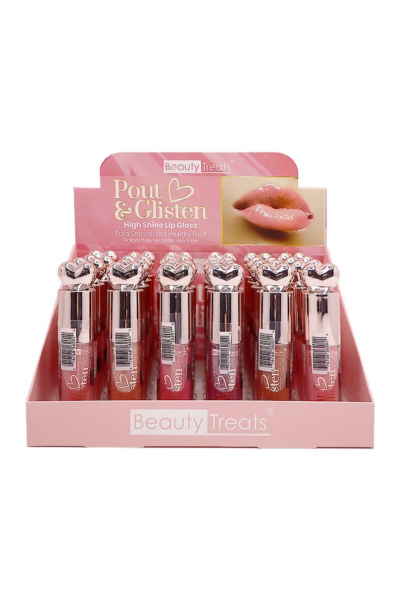 Beauty Treats 562 Pout & Glisten High Shine Lip Gloss - 24