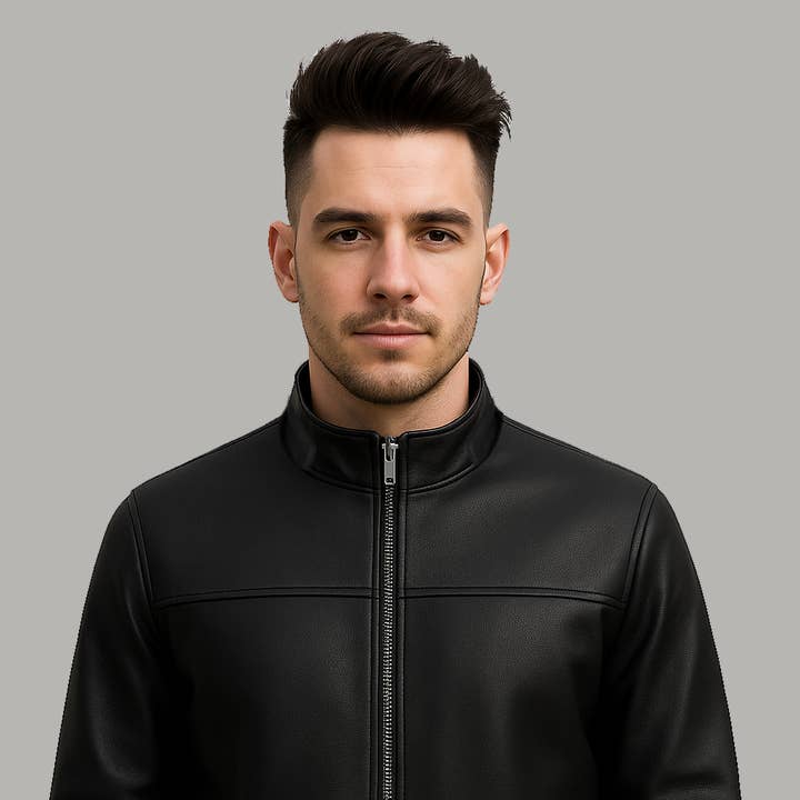 Zain Apex Rider herre læderjakke for engroshandel hos Pure Leather