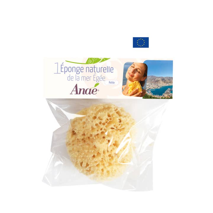 Anaé – Großhandel Badepuff/-schwamm – Ägäischer Naturschwamm (klein)