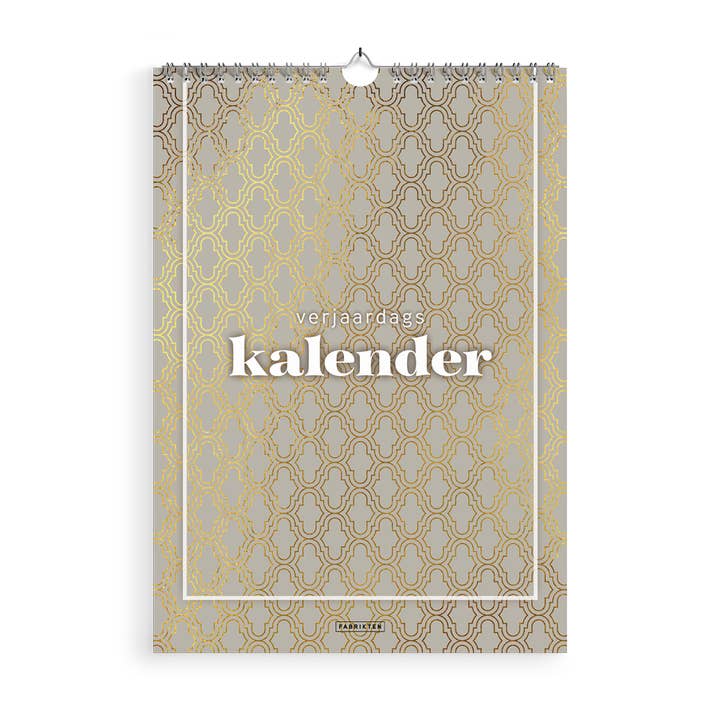 Bijou A4 birthday calendar for wholesale by Fabrikten