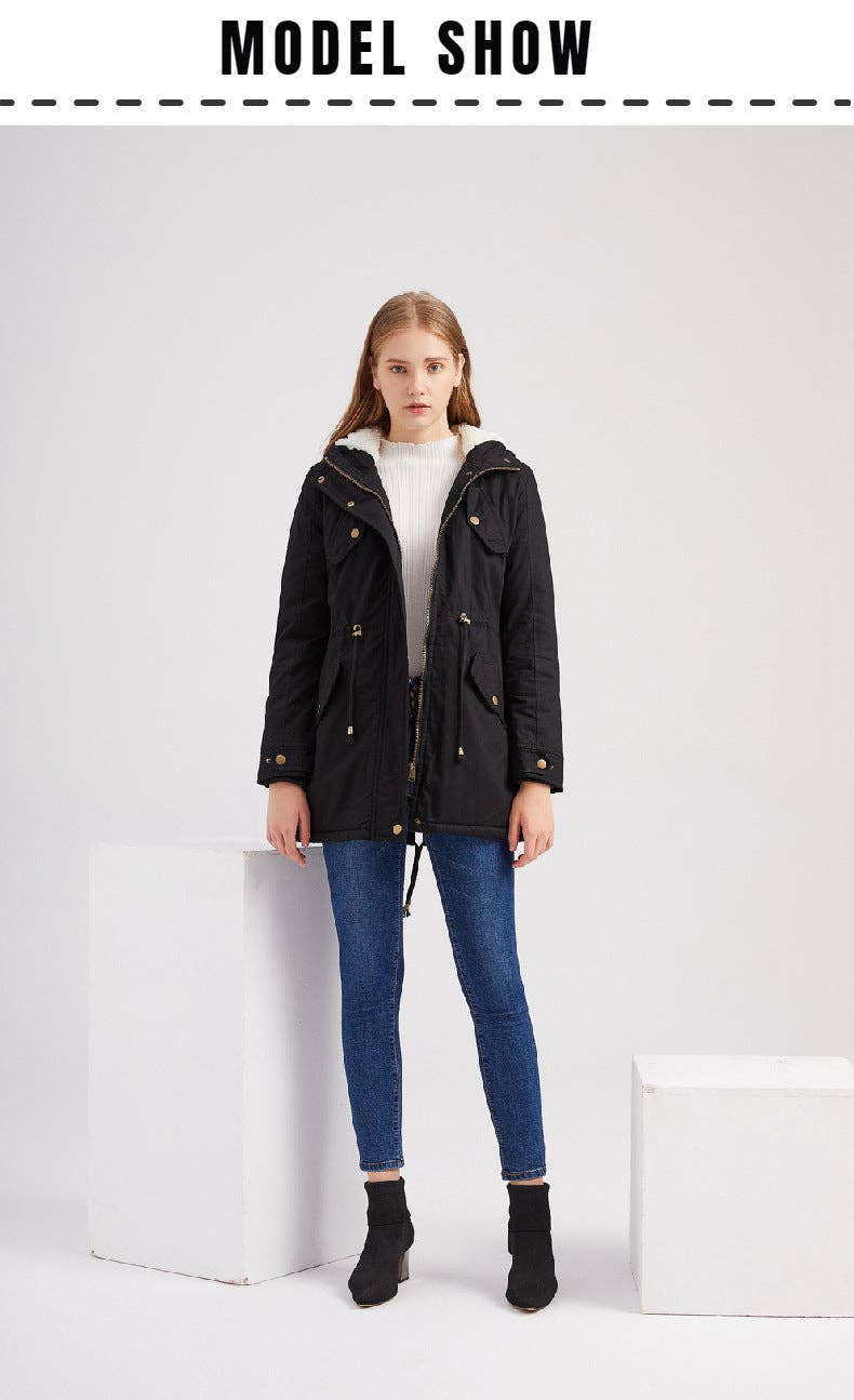 Marayn - Wholesale Parka - Women's - 2025 Autumn Winter Womens Thick Hooded Parka Coat21