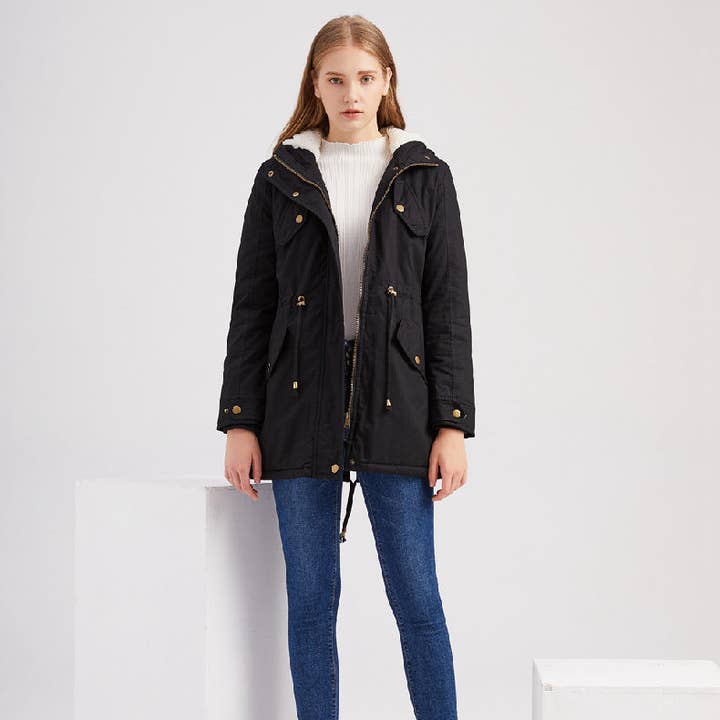 Marayn - Wholesale Parka - Women's - 2025 Autumn Winter Womens Thick Hooded Parka Coat21